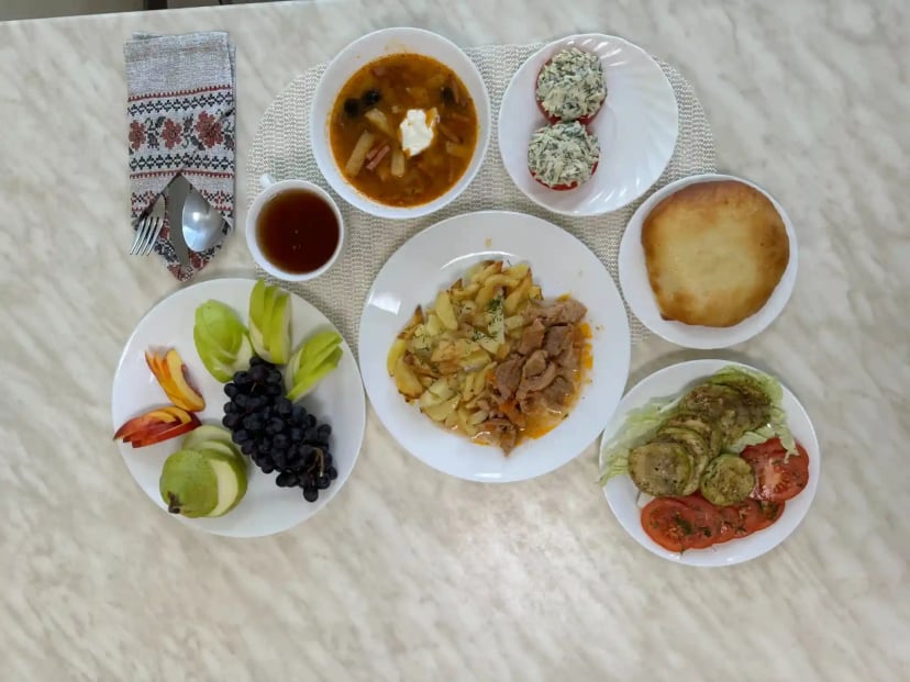 Питание, меню в Клиническом Институте Мозга